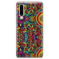 Huawei P30 Kılıf Huşu Arka Kapak Koruma Desenli Full Koruyucu