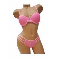 Taşlı Silikonlu Sütyen Takım