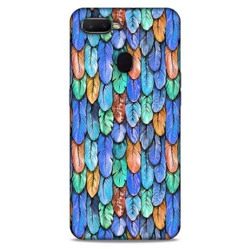 Oppo Ax7 Kılıf Desenli Özel Seri Tüyler (37) Silicone Cover