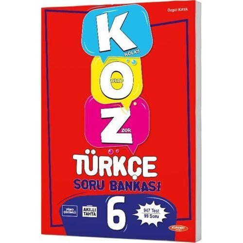 6. Sınıf Türkçe KOZ Soru Bankası Gama Okul Yayınları