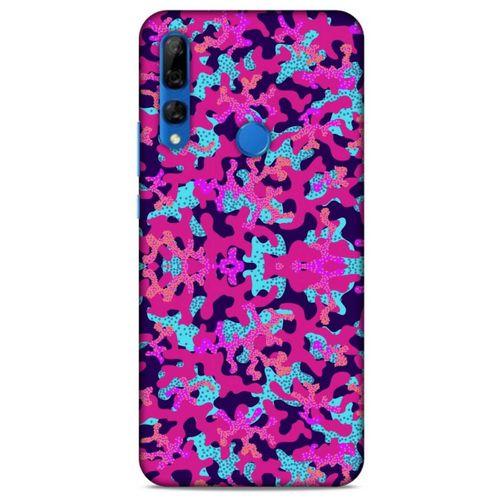 Huawei Y9 Prime 2019 Uyumlu Kılıf Pembe Delisi (33) Hybrid Kılıf Kamuflaj