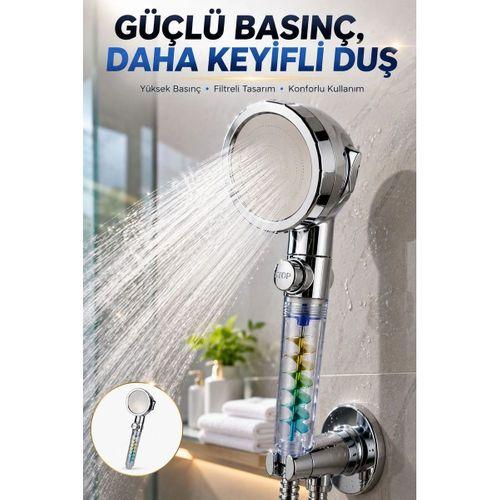 Rahatlatıcı Yağmur Etkili El Duşu – Döner Pervaneli, Dayanıklı Ve Şık Tasarım Yeni Nesil