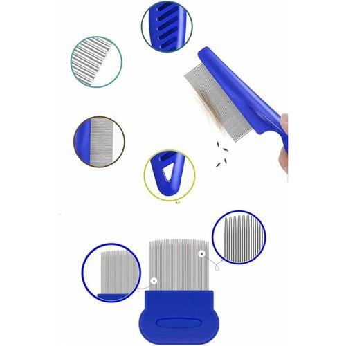 Tüy Fırçası Bit Tarağı Seti Evcil Hayvan Tüy Toplayıcı Bit Pire Önleyici Tarak