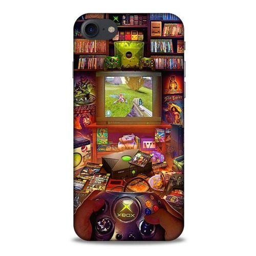 Retro (47) Desen Crystal Flex Kılıf Renkli Apple Iphone 8 Kılıf