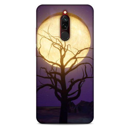 Xiaomi Redmi 8 Uyumlu Kılıf Mor Delisi (7) Telefon Kılıfı Ay Ağaç
