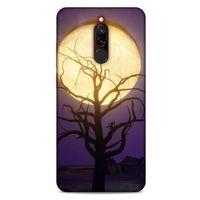 Xiaomi Redmi 8 Uyumlu Kılıf Mor Delisi (7) Telefon Kılıfı Ay Ağaç