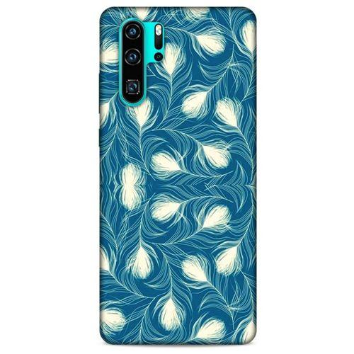 Huawei P30 Pro Kılıf Desenli Özel Seri Tüyler (43) Thin Fit Kılıf