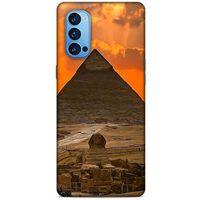Oppo Reno 4 Pro Kılıf Dünya Mimarisi (25) Antişok Kapak Giza Piramitler Mısır