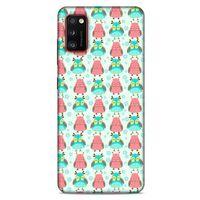 Lopard Samsung Galaxy A41 Uyumlu Kılıf Baykuşlar (50) Shockproof Kılıf