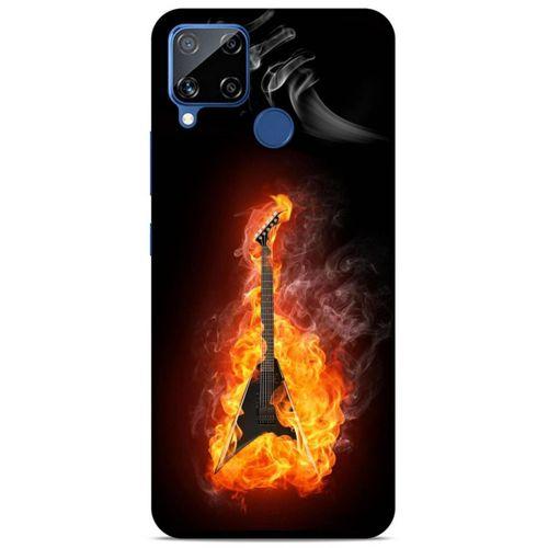 Lopard Oppo Realme C15 Uyumlu Kılıf FireX (12) Koruyucu Silikon Elektro Gitar