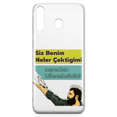 Samsung Galaxy M30 Kılıf Caps Ahmet Kaya Arka Kapak Koruma Desenli Full Koruyucu