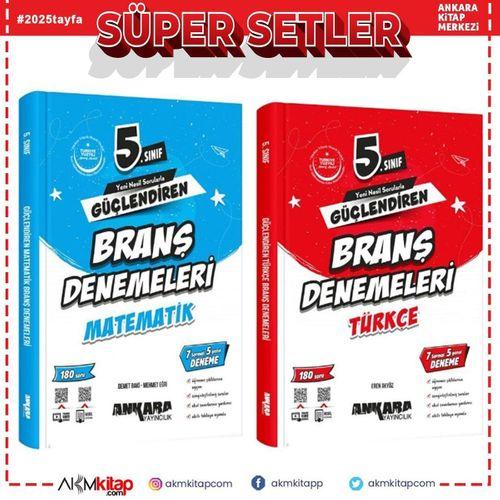 Ankara Yayıncılık 5. Sınıf Matematik ve Türkçe Güçlendiren Deneme Seti 2 Kitap