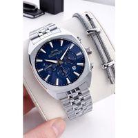 Slazenger İtalyan Tasarım Bileklik Hediyeli 2 Yıl Garantili 10 Atm Çelik Erkek Kol Saat ESL.2574.390