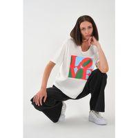 ALEXANDERGARDI Baskılı Basic Kadın T-shirt