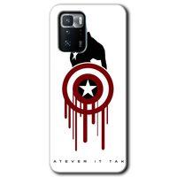Poco x3 GT Kılıf HD Desen Baskılı Arka Kapak - Captain Amerika