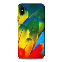 Apple iPhone XS Kılıf Desenli Özel Seri Tüyler (3) Kapak