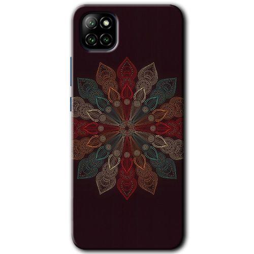 Casper Via E30 Kılıf HD Desen Baskılı Arka Kapak - Mandala Flower Wal