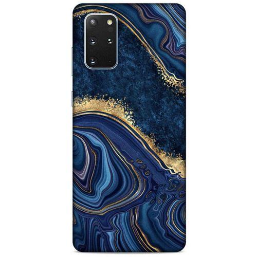 Samsung Galaxy S20 Plus Uyumlu Kılıf Mavi Delisi (1) Kılıfı Mermer