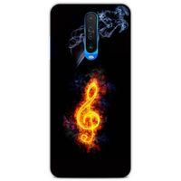 Lopard Xiaomi Redmi K30 5G Uyumlu Kılıf FireX (13) Silikon Kap Sembol G Clef