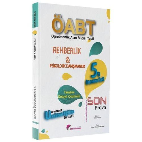 ÖABT Rehberlik Son Prova 5 Deneme Çözümlü Hasan Hüseyin Çetinay Yekta Özdil  Akademi