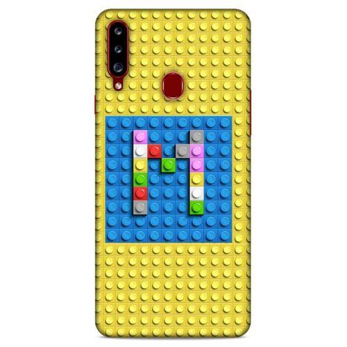 Lopard Samsung Galaxy A20s Uyumlu Kılıf BloX (24) Darbe Emici Kılıf M Harfi
