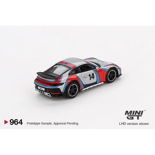 Mini GT Porsche 911 Dakar Ice Grey Metallic
