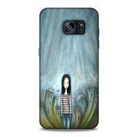 Samsung Galaxy S7 Edge Kılıf Depresyon (22) Tam Koruma Kılıfı Fuşya Bordo