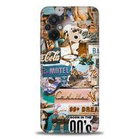 Xiaomi Poco M5 Kılıf HD Baskılı Kılıf - Pink Motel + Tam Ekran Koruyucu