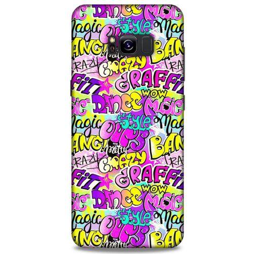 Graffitix (11) Desenli Silikon Kapak Samsung Galaxy S8 Plus Kılıf
