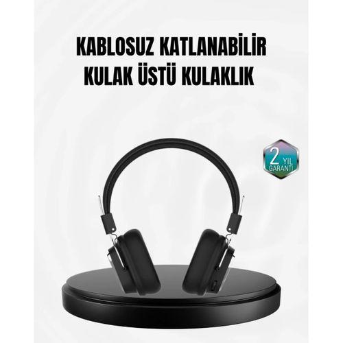 Kablosuz Bluetooth Kulak Üstü Kulaklık Kristal Ses Kalitesi Ve Ergonomik Yapı