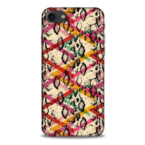 Apple Iphone 7 Kılıf Pastel Renkler (14) Lansman Kılıf Kırmızı Krem
