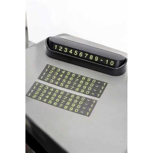 Araba Park Numaratörü Araç İçi Numaralık Değiştirilebilir Çevirmeli Mini