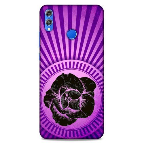 Lopard Huawei Honor 8x Uyumlu Kılıf Tattoo's (35) Fit Design Kılıf Gül Dövmesi