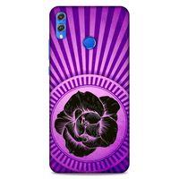Lopard Huawei Honor 8x Uyumlu Kılıf Tattoo's (35) Fit Design Kılıf Gül Dövmesi