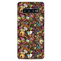 Graffitix (18) Desenli Silikon Kapak Samsung Galaxy S10 Kılıf