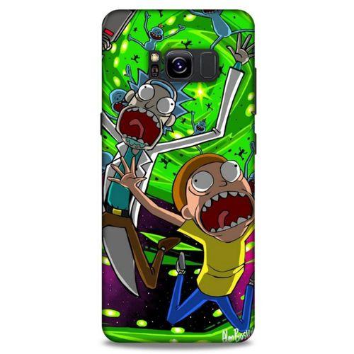 Samsung Galaxy S8 Uyumlu Kılıf Rick And Morty (22) Tam Koruma Kılıfı Nancy