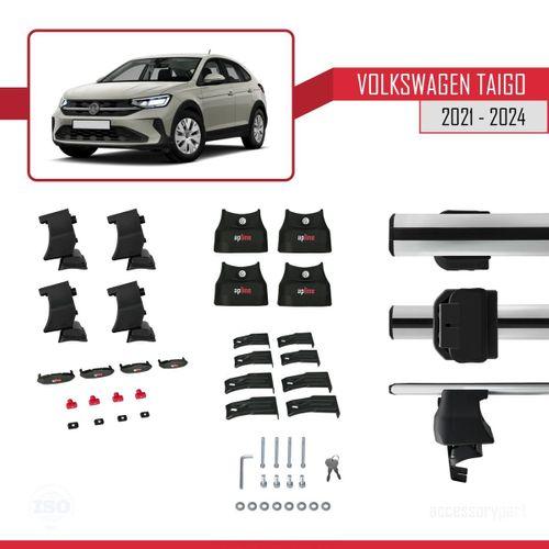 Volkswagen Taigo 2021 ve Sonrası ile uyumlu ACE-4 Ara Atkı Tavan Barı GRİ