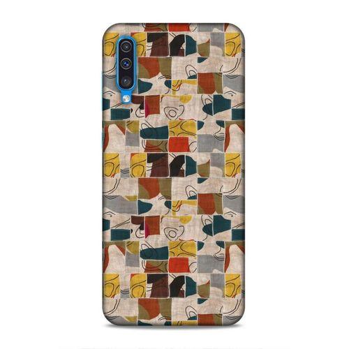 Samsung Galaxy A50 Uyumlu Kılıf Romans (9) Kılıf Sarı Lacivert