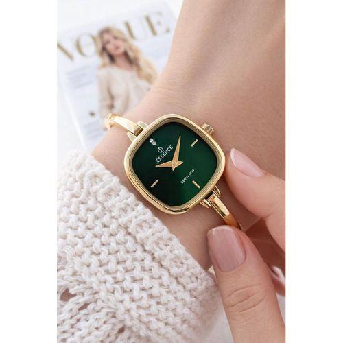 Essence Vintage Seri Küçük Kasa Çelik Kararma Renk Atma Yapmaz Kadın Kol Saat+Bileklik BD1222.170