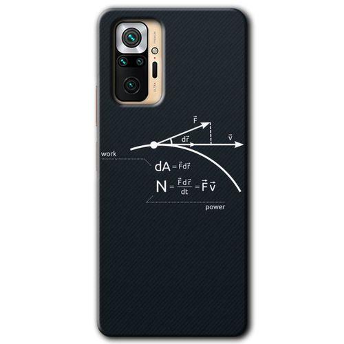 Xiaomi Redmi Note 10 Pro Kılıf HD Desen Baskılı Arka Kapak + Temperli Cam - Work Formül