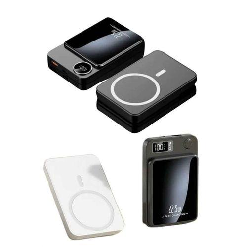 Taşınabilir Şarj Magsafe Powerbank 10.000 Mah Hızlı Şarj Led Göstergeli Kablosuz