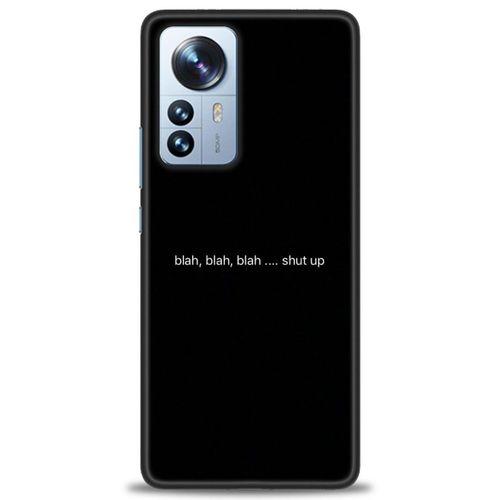 Xiaomi Mi 13 Pro Kılıf HD Baskılı Kılıf - Shut Up + Tam Ekran Koruyucu