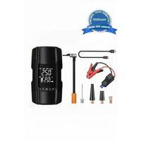 Şarjlı 10.000 Mah Akıllı Dijital Lastik Şişirme Pompası – 150 Psı | 12v Akü Destekli