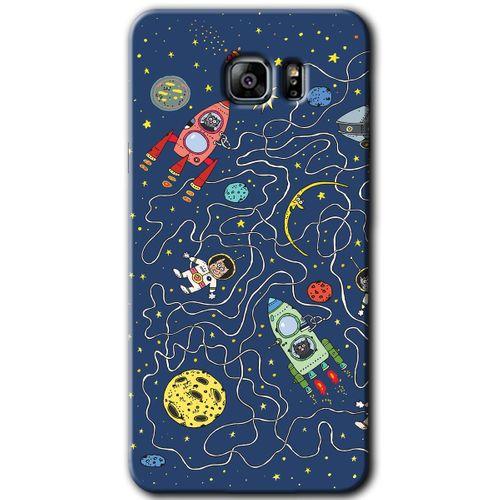 MRCİLETİSİM MRCİLETİSİM Samsung Galaxy Note 5 Kılıf HD Desen Baskılı Arka Kapak + Temperli Cam - Kedi Galaksi