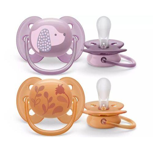 Philips Avent Philips Avent Ultra Yumuşak Emzik 6-18 Ay Kız