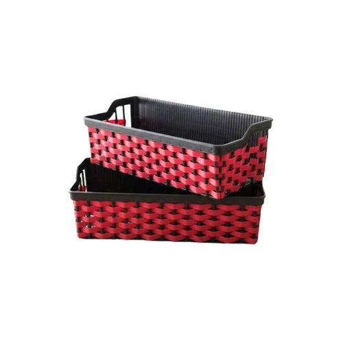 2'li Yapışkanlı Organizer Sepet