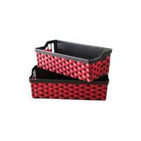 2'li Yapışkanlı Organizer Sepet