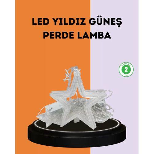 3x3 Metre Yıldız Peri Led Perde Işık Romantik Dekorasyon