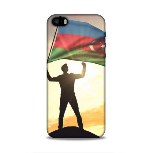 Apple Iphone 5 Uyumlu Kılıf Azarbaijan (3) Kapak Azerbaycan Bayrak