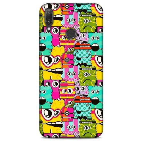 Graffitix (39) Desenli Silikon Kapak Huawei Y9 2019 Kılıf